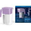 Culligan with ZeroWater Technology 10-Cup Water Filter Pitcher Includes 5-Stage Advanced Water Filter, IAPMO Certified to Reduce Lead, Total PFAS, Mercury, Fluoride, and Chlorine - Lilac