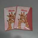 Pawzity Mothers Day Cards for Mom from Daughter, Son - Happy Mothers Day Card for Mom, Mother, Mama - Mother's Days Cards from Kids - Single 5.3''x 8'' Folded Greeting Card with Red Envelope, 2 Pcs