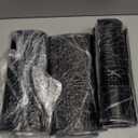 Tioncy 4 Pcs Bar Mat for Countertop 18 x 12 Inch Non Slip Rubber Mat Service Spill Cocktail Bartending Coffee Bar Mats for Hot Dishes Restaurants Barbershop Clippers Hot Pads, Black