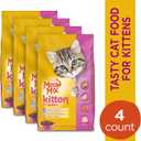 Meow Mix Kitten Lil Nibbles Dry Cat Food for Kittens, 3.15 Pound Bag (Case of 4) (EXP 08/22/27)