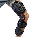 KD ROM Knee Brace: Hinged Post-Op Knee Brace for Arthritis, ACL, MCL, and PCL Injury Optimal Support for Rehabilitation