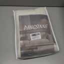 Pinch Pleated Curtain 84 Inch - 2 Panels Semi Sheer Linen Curtains with Hooks for Living Room Bedroom, Natural Textured Boho Window Treatment for Light Filtering, 40x84