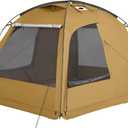 Naturehike Dune Hot Tent with Stove Jack,Double Layer 4 Season Tent,Waterproof 2-4 Person Tents for Camping