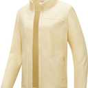 TBMPOY Womens Polar Fleece Jacket Full Zip Warm Winter Jackets with 4 Pockets Lightweight Hiking Outdoor Thermal Coat (L)