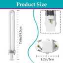 4 PCS PL13-E-FFP 13W Type E Fluorescent Light Bulb Compatible with OttLite T1333E, Neutral White CFL Twin Tube Plugin Light Bulbs, G23 Base
