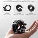 RAVEMEN Q2 Bike Bell Compatible with AirTag, Loud Hidden Bicycle Bell for Adults and Kids, Fit 0.87''/22.2, 1''/25.4, 1.25''/31.8mm Handlebars