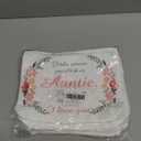 Aunt Gifts,Auntie Gift Ideas,Gifts for Aunts,Best Aunt Ever Gifts,Aunt Christmas Gifts,Gifts for Aunts From Niece,Aunt Birthday Gifts,Thank You Gifts Auntie Gifts Makeup Bag,Aunt Mothers Day Gift, Set of 5