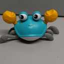 control future Crawling Crab Baby Toy - Infant Tummy Time Toys 3 4 5 6 7 8 9 10 11 12 Babies Boy 3-6 6-12 Learning Crawl 9-12 12-18 Walking Toddler 36 Months Old Music Development 1st Birthday Gifts (Green)