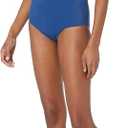 Amazon Essentials Womens Bandeau Swim Top (X-Small, Deep Blue)