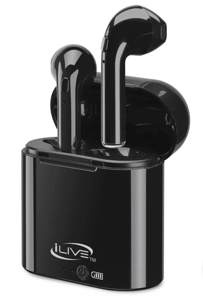 iLive True Wireless Bluetooth Earbuds in Black