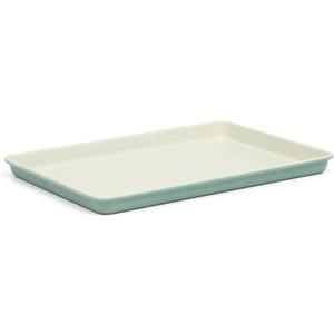 Martha Stewart Gallen 15 x 10 Inch Nonstick Carbon Steel Cookie Sheet  Teal, Durable Bakeware for Even Baking and Easy Cleanup