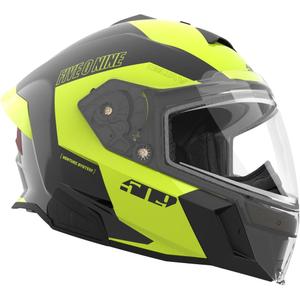 509 Delta V Commander Snowmobile Helmet (Gloss Hi-Vis - Large)