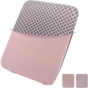 Breathable Seat Office Chair Cushion for Long Sitting with 2 Non-Slip Covers - Pink Cushion and Light Pink Cover