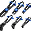 Orion Motor Tech Hose Pinch Off Pliers, 6 Piece Hose Pinch Off Pliers Set for Flexible Hoses Brake Fuel Coolant Hoses Maintenance, Hose Pinch Pliers with Straight and 90 Pliers