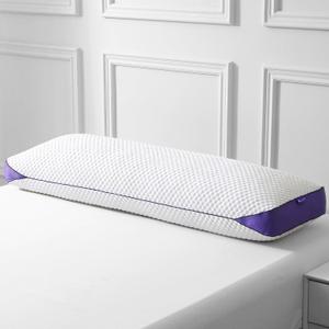 HOMELAB Adjustable Shredded Memory Foam Body Pillow, Cooling Long Pillow with Washable Cover, Full Support for Side Sleepers, Back, Hip & Leg Comfort, 1 Pack 20"x52"