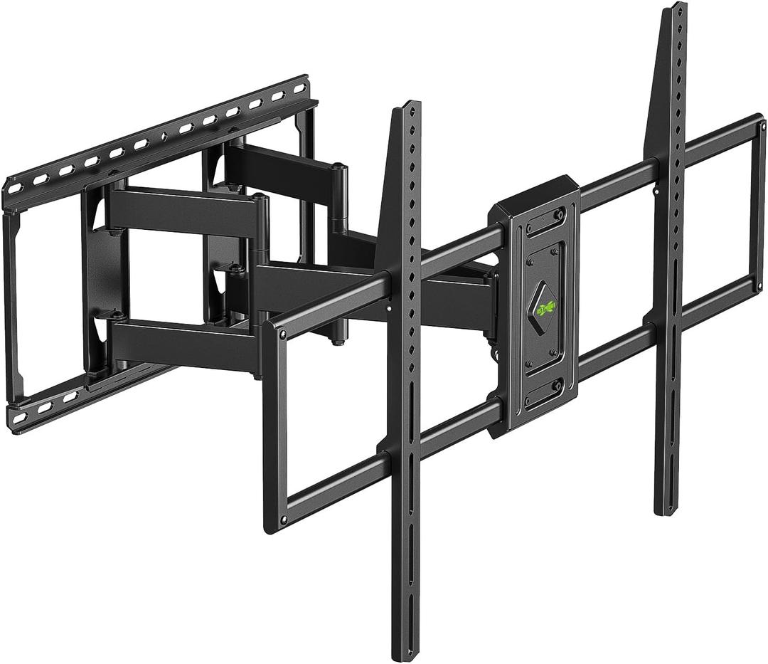 USX MOUNT Heavy Duty Full Motion TV Wall Mount for 60-120 Inch TVs, Holds 220lbs, 28" Extension Wall Bracket, Preassembled TV Mount for 65" 75" 85" 90" 98" 100", Max VESA 900x600mm, Fits 12-24" Studs