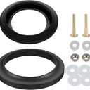 Waste Ball Seal Base Gasket and Closet Bolt Kit Compatible with Thetford Aqua-Magic Style Plus Aqua-Magic Style Lite Aqua-Magic Style II Residence RV Toilet Seal Kit Replace# 34120 & 12524