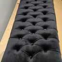 Christopher Knight Home Tassia Tufted Velvet Bench, Black