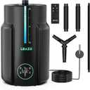 6L/1.6 Gal Reptile Fogger Humidifier, Misting System for Reptiles with Extendable Targeting Hose, 400 mL/h Plants Humidifier with Precise Temp & Humidity Probe for Grow Tent, Greenhouse, Growers