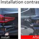 Smoked Tail Light Covers Compatible with BMW X3/iX3/X3M G01 G45 Car Taillight Protection Cover Rear Light Guards Exterior Accessories (2018-2021)