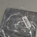 Homaxy 100% Cotton Terry Kitchen Towels(Grey, 13 x 28 inches), Checkered Designed, Soft and Super Absorbent Dish Towels, 4 Pack