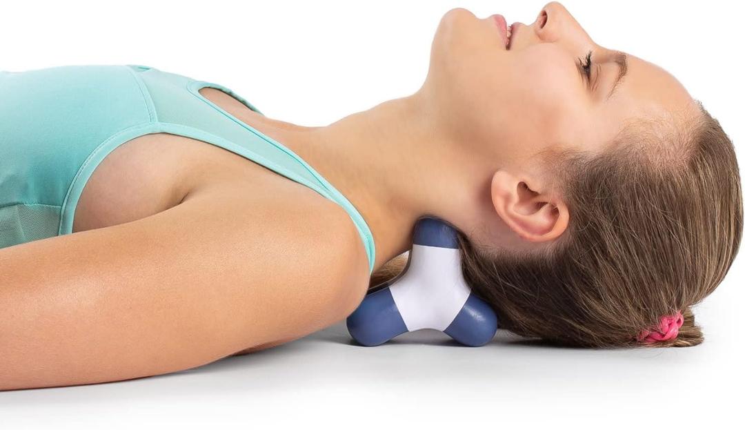 Occipital Release Tool, Pressue Point Neck Massager, Trigger Point Massage Tool, Headache Relief, Unique Design Targets The Hard-to-Reach Neck Muscles, Fast, Easy, Effective (Small)