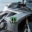 Cretassion Green Reflective Waterproof Stickers Cool for Motorcycle, Motorcycle Helmet, Skateboard, Car and Dirt Bike Motorcycle Decal