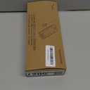 Surge Protector Power Strip - Nuetsa Flat Plug Extension Cord with 8 Outlets and 4 USB Ports, 6 Feet Power Cord (1625W/13A), 2700 Joules, ETL Listed, Black