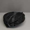 Foldable Laundry Baskets, Collapsible Mesh Laundry Hamper, Durable Pop Up Laundry Basket, 2 Compartments Clothes Hampers for Laundry, Easy to Carry & Sort for Dorm, Home, Kids Room, Travel Black