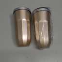 2PCS Car Trash Can with Lid, Car Trash Can Cup Holder with 3 Fragrance Tablets, Press to Open Vehicle Trash Bin, Mini Garbage Bin for Automotive Car, Home, Office, Kitchen, Bedroom,Gold