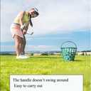 Golf Balls Basket Ball Bucket Golf Balls Container Case with Handle,Balls Holder, Can Holds 25 Balls,Green Color