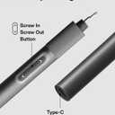 HOTO 25-in-1 Mini Electric Screwdriver, 3.7V Precision Screwdriver Set, USB-C Rechargeable, Compact Magnetic Tool for Phone, Laptop, Camera, DIY Projects, Electronics Repair