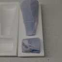 elle decor Bedside Water Carafe with Tumbler Set | Vintage Design Pitcher and Matching Drinking Glass Doubles as Lid | 33-Ounce Jug for Guest Room, Office, or Gift | 4 x 8.5 (Cobalt Blue)