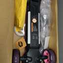 Elecorange T500 Electric Scooter for Kids Ages 4-9, Big Light Up Wheels, 3 Adjustable Heights, Ride On for Children 4-8, 3 Wheel Electric Scooters for Kid 5-7, Princess Scooter for Girls, Pink