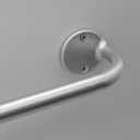 Blackout Wrap Around Curtain Rod 28-48, 3/4" Curtain Rods for Windows Adjustable, Heavy Duty Telescoping Drapery Rods for Bedroom, Living Room, Kitchken, Silver
