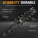 Rear Struts Shock Absorber Sway Bar Links Kit Fit for Lexus ES330 2004 2005 2006, for Toyota Camry 2004-2006, Replace 172208 172207 K90345, 4Pcs