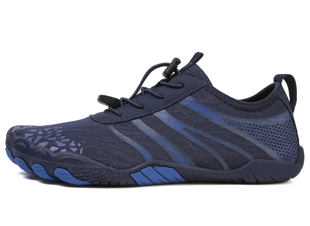 MOCHINI Hike Barefoot Shoes Grounded Footwear for Womens Men Non-Slip Wide Toe Neuropathy Beach Pool Aqua Swimming Surf Hiking Walking Quick Dry Water Shoes Size 39