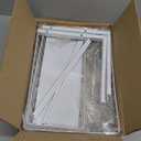 Kitstorack Under Sink Organizer, 2 Tier Under the Sink Storage, Slide out Pull out Cabinet Organizer Shelf, Metal Sliding Drawer for Kitchen Bathroom Pantry Closet Organization Rack, White, 1 Pack