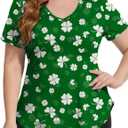 FOREYOND Plus Size Workout Tops for Women T Shirts Loose Fit V Neck Clothing Yoga Casual Summer (XXL)
