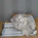 HOMIDEC Shoe Rack, 6 Tier Shoe Storage Cabinet 24 Pair Plastic Shoe Shelves Organizer for Closet Hallway Bedroom Entryway (White)