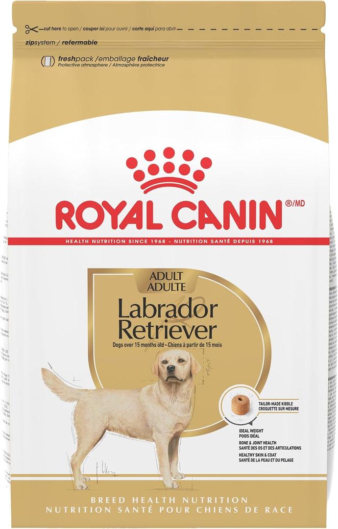 Royal Canin Labrador Retriever Adult Dry Dog Food, 30 lb bag Best By 11/25/26