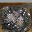 Fudios Lighted Red Berry Garland with Timer 120 LED 6FT Battery Operated USB Plug in,Lit Christmas Garlands Lights for Home Mantle Inside