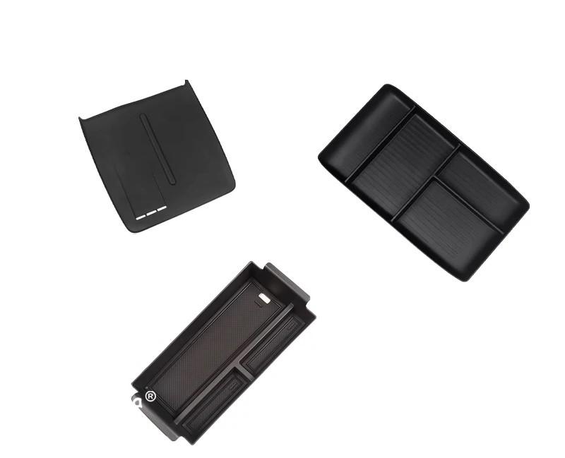 Car Central Armrest Storage Box, Container Holder Tray