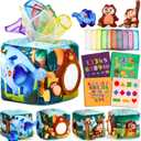 Baby Toys 612 Months  Baby Tissue Box Toy for 6 9 12 18 Months Old Montessori Sensory Toys for 1 Year Old Boy Infant Scarf Toy with Crinkle Tissues & Fine Motor One Year Old Boy Birthday Gifts