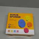 Scrub Sponge Muilt Color 8 Sponge 1 Sponge Holder