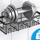 EUDELE  Rustproof Stainless Steel Shower Caddy,  No Drill Adhesive Bathroom Organizer, Space-Saving Shower Shelves for Apartment Essentials, Bathroom/Kitchen Storage Home Decor-L Size