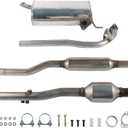 Catalytic Converter Resonator Exhaust Muffler Direct Compatible with Mitsubishi Outlander 2014 2015 2016 2017 2018 2.4L High Flow Design
