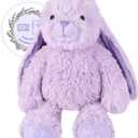 SuzziPals Heatable & Coolable Purple Bunny Stuffed Animal Heating Pad for Soothing & Relaxation, Lavender Purple Bunny Plush for Discomfort, Rabbit Stuffed Animals for Kids, Easter Bunny Plushies Gift