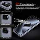 Milomdoi 9 in 1 Screen Protector for Google Pixel 10 Pro Fold, 3 Inside Flexible Film + 3 Front Tempered Glass + 3 Camera Lens Protector Accessories with Installation Frame, No bubbles