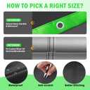 14 Ft Round Pool Cover, Solar Cover for Above Ground Pools, Heavy Duty Swimming Pool Cover Protector with Winch and Cable, Strong Tear Resistant Winter Pool Cover Ideal for Waterproof and Dustproof